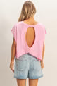 HYFVE - Pink  Boxy Crew Neck Top